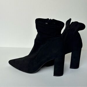 Steve Madden Elegant Black Ankle Sock Boots High Heel - 8.5